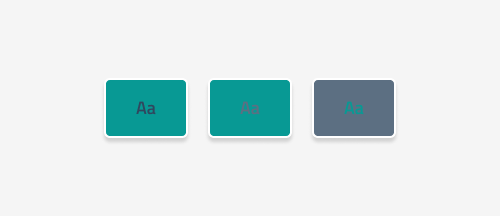 Un esempio di palette sequenziale divergente Un esempio di palette sequenziale divergente